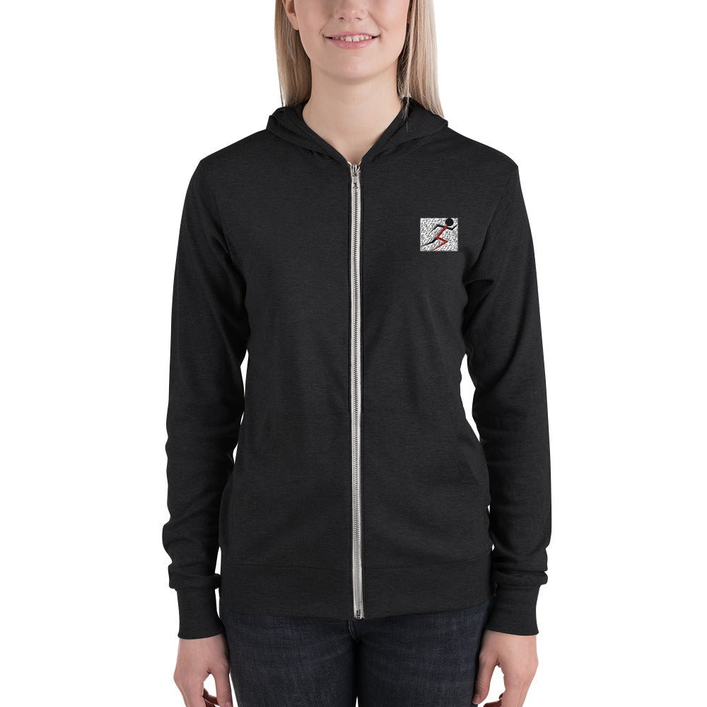 Stickman Light Weight Unisex Zip Hoodie