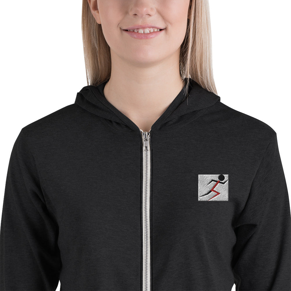 Stickman Light Weight Unisex Zip Hoodie