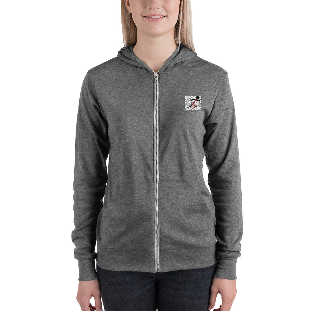 Stickman Light Weight Unisex Zip Hoodie