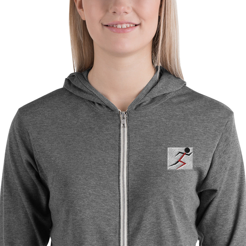 Stickman Light Weight Unisex Zip Hoodie