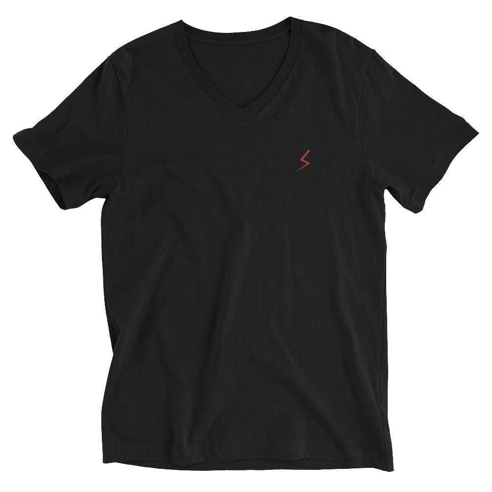 Stickman -S- Unisex Short Sleeve V-Neck T-Shirt